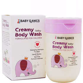 شامپو بدن کرمی کودک بیبی گانیکس ۲۵۰ میلی لیتر